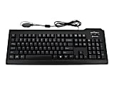 Seal Shield Silver Seal Glow Waterproof - Keyboard - washable - backlit - USB - QWERTY - US - black 1 thumbnail image