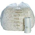 SKILCRAFT Shredder Bags, 24" x 26", 10 Gallons, Clear, 50 Bags Per Roll, Set Of 2 Rolls, (AbilityOne 8105-01-557-4975) 1 thumbnail image