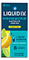 Liquid IV Lemon Lime Hydration Multiplier, 0.56 Fl Oz, Pack Of 10 Pouches 1 thumbnail image