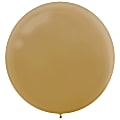 Amscan 24" Latex Balloons, Gold, 4 Balloons Per Pack, Set Of 3 Packs