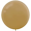 Amscan 24" Latex Balloons, Gold, 4 Balloons Per Pack, Set Of 3 Packs 1 thumbnail image