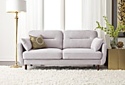 Serta® Sierra Collection Sofa, Ivory/Chestnut 1 thumbnail image