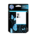 HP 15 Black Ink Cartridge, C6615DN