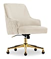 Serta® Scarlett Ergonomic Fabric Mid-Back Home Office Chair, Beige 1 thumbnail image