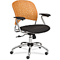Safco® Reve Task Chair, Black/Natural