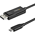 StarTech.com 3ft (1m) USB C to DisplayPort 1.2 Cable 4K 60Hz - Reversible DP to USB-C / USB-C to DP Video Adapter Monitor Cable HBR2/HDR 1 thumbnail image