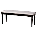 Baxton Studio Giovanni Dining Bench, Gray/Dark Brown 1 thumbnail image