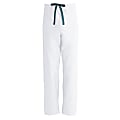Medline ComfortEase™ Unisex Reversible Drawstring Scrub Pants, 4X, White 1 thumbnail image
