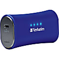 Verbatim Portable Power Pack, 2200mAh - Cobalt Blue