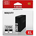 Canon PGI-2200 XL Original Ink Cartridge - Inkjet - High Yield - 2500 Pages - Black - 1 / Pack 1 thumbnail image