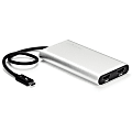StarTech.com Thunderbolt 3 to Dual HDMI Adapter - Thunderbolt to 2x HDMI Converter - 4K 30Hz - Windows only Compatible - HDMI/Thunderbolt 3 for Audio/Video Device, Notebook - 2.50 GB/s - 1 Pack - 1 x Type C Male USB - 2 x HDMI Female Digital Audio/Video 1 thumbnail image