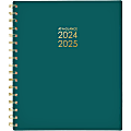 2024-2025 AT-A-GLANCE® Harmony Weekly/Monthly Academic Planner, 7" x 8-3/4", Palm Green, July 2024 To June 2025, 1099-805A-60