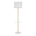 LumiSource Chloe Shelf Floor Lamp, 62-1/2"H, White 1 thumbnail image