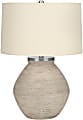 Monarch Specialties Merritt Table Lamp, 25”H, Beige/Cream
