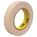 3M™ 250 Flatback Tape, 3" Core, 1" x 180', Tan, Pack Of 6 1 thumbnail image