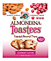 Almondina Toastees, Cranberry Almond, 5.25 Oz, Pack Of 12 Bags