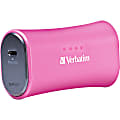 Verbatim® Portable Power Pack, 2200mAh, Pink