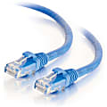 C2G 25ft Cat6 Snagless Unshielded UTP Ethernet Network Patch Cable (RJ45 M/M), Blue, Standard RJ45 Connectors, 5600pf/100m - Category 6  - 27145 1 thumbnail image
