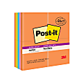 Post-it® Super Sticky Notes, 3 in x 3 in, 24 Pads, 90 Sheets/Pad, 2x the Sticking Power, School and Office Supplies, Sticky Notes for Vertical Surface 1 thumbnail image