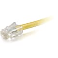 C2G-10ft Cat5e Non-Booted Unshielded (UTP) Network Patch Cable - Yellow - Category 5e for Network Device - RJ-45 Male - RJ-45 Male - 10ft - Yellow