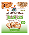 Almondina Toastees, Sesame Almond, 5.25 Oz, Pack Of 12 Bags 1 thumbnail image