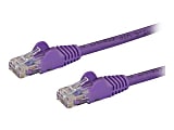 StarTech.com 9 ft Purple Cat6 Cable with Snagless RJ45 Connectors - Cat6 Ethernet Cable - 9ft UTP Cat 6 Patch Cable - 9 ft Category 6 Network Cable 1 thumbnail image