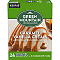 Green Mountain Coffee® Single-Serve Coffee K-Cup®, Caramel Vanilla, Carton Of 96, 4 x 24 Per Box