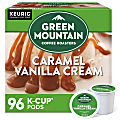 Green Mountain Coffee® Single-Serve Coffee K-Cup®, Caramel Vanilla, Carton Of 96, 4 x 24 Per Box 1 thumbnail image