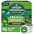 Green Mountain Coffee® Single-Serve Coffee K-Cup®, French Roast, Carton Of 96, 4 x 24 Per Box 1 thumbnail image