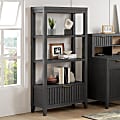 Thomasville® Rivington 60"H 3-Shelf Bookcase With Storage, Raven Black 1 thumbnail image