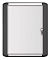 MasterVision® Platinum Pure Magnetic Dry-Erase Enclosed Whiteboard, Swinging Door, 36" x 48", Aluminum Frame With Silver Finish 1 thumbnail image