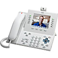 Cisco Unified 9951 IP Phone - Desktop - White - 1 x Total Line - VoIP - 5" LCD - 2 x Network (RJ-45) - PoE Ports 1 thumbnail image