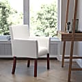 Flash Furniture Leathersoft Side/Reception Chairs, White