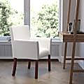 Flash Furniture Leathersoft Side/Reception Chairs, White 1 thumbnail image