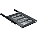 Black Box Heavy-Duty Sliding Adjustable Shelf, 17 1/2"W x 29"D, 125-lb. Capacity - 19" Rack Width - Rack-mountable - 125 lb Maximum Weight Capacity 1 thumbnail image