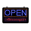 Alpine LED Programmable Open Sign, 11" x 13", Black 1 thumbnail image