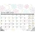 House of Doolittle Whimsical Doodle Monthly Desk Pad - Julian Dates - Monthly - January 2021 till December 2021 - 1 Month Single Page Layout - Desk Pad - 17" Height x 22" Width - Reference Calendar - 1 Each
