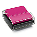 Post-it® Pop Up Notes Dispenser, 3 in x 3 in, 1 Dispenser, 2 Pads, 45 Sheets/Pad, Black Base Clear Top 1 thumbnail image