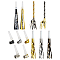 Amscan New Year's Horns And Blowouts, Multicolor, Pack Of 50 Noisemakers 1 thumbnail image
