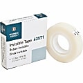 Business Source 1/2" Invisible Tape Refill Roll - 36 yd Length x 0.50" Width - 1" Core - For Sealing, Packing, Mending, Splicing, Holding - 1 / Roll - Clear