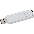 Kingston 32GB DataTraveler SE8 USB 2.0 Flash Drive - 32 GB - USB 2.0 - White - 5 Year Warranty 1 thumbnail image