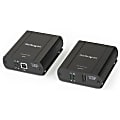 StarTech.com USB 2.0 Extender over Cat5e or Cat6 Ethernet Cable - 330ft/100m USB 2.0 Extender Adapter Kit w/ ESD & Metal Case - USB2001EXT2NA 1 thumbnail image