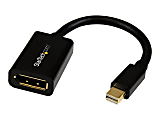 StarTech.com MiniPort toPort Adapter, 4K x 2K Video, Ultra HD Mini DP to DP Converter, mDP to DP 1.2 Adapter, Male/Female 1 thumbnail image