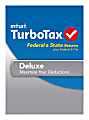 TurboTax® Deluxe With Federal And State 2013, Traditional Disc 1 thumbnail image