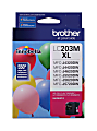 Brother® LC203 High-Yield Magenta Ink Cartridge, LC203MS