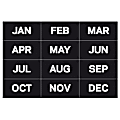 MasterVision™ Magnetic Months Of The Year, 1" x 2", Set Of 12