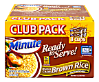 Minute Ready To Serve Brown Rice Microwaveable Cups, 8.8 Oz, Box Of 8 Cups 1 thumbnail image