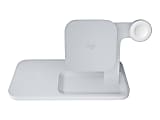 Logitech POWERED Wireless Charging Dock - Wireless charging stand + AC power adapter - 9 Watt - Fast Charge - white 1 thumbnail image