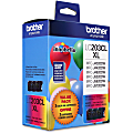 Brother® LC203 Cyan; Magenta; Yellow High-Yield Ink Cartridges, Pack Of 3, LC2033PKS
