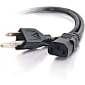 C2G 6ft 18 AWG Universal Power Cord (NEMA 5-15P to IEC320C13) - 6ft 1 thumbnail image